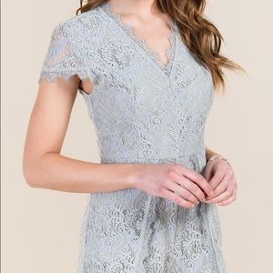 Blue Lace Romper 🦋